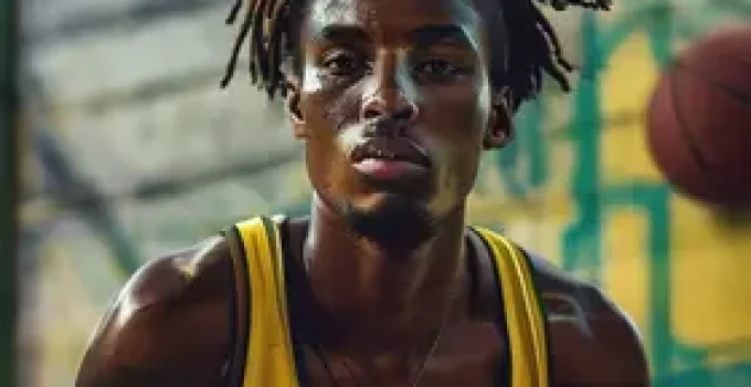 Atleta do basquete jaraguaense