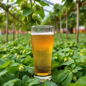 água sabor cerveja