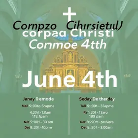 feriado de Corpus Christi